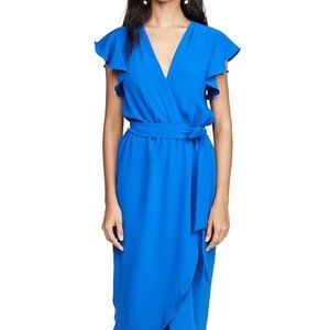Amanda Uprichard Martinique flutter-sleeve dress